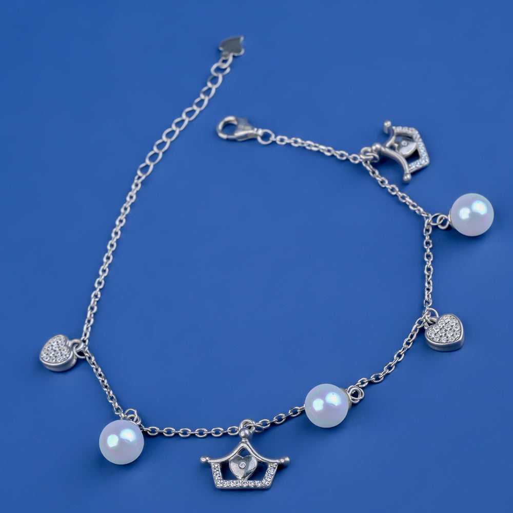 Delicate Fancy Crown Lucky 925